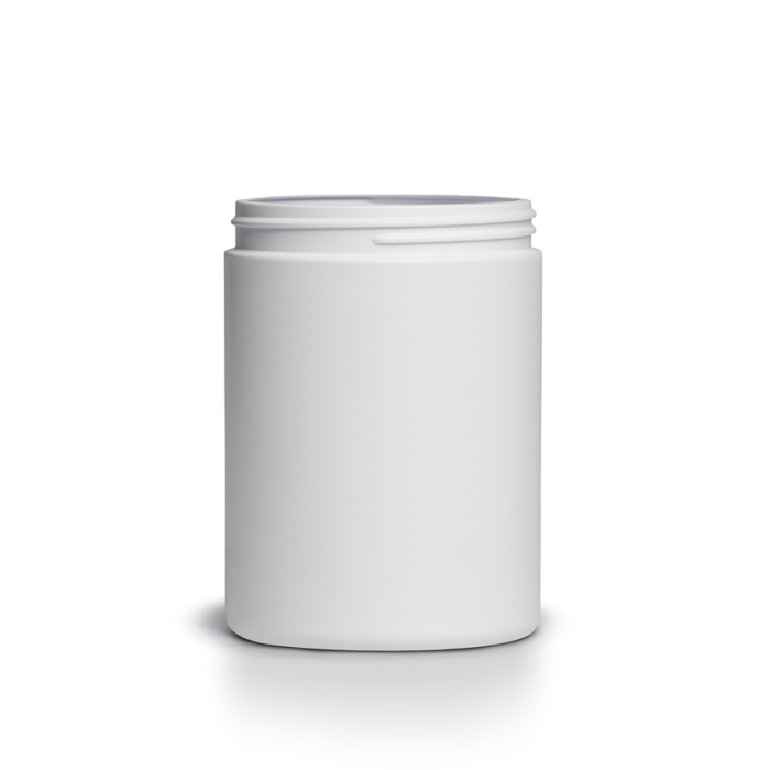 1000ml HDPE Euro Jars (1000EJ100W)